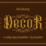 Decor Font Poster 3