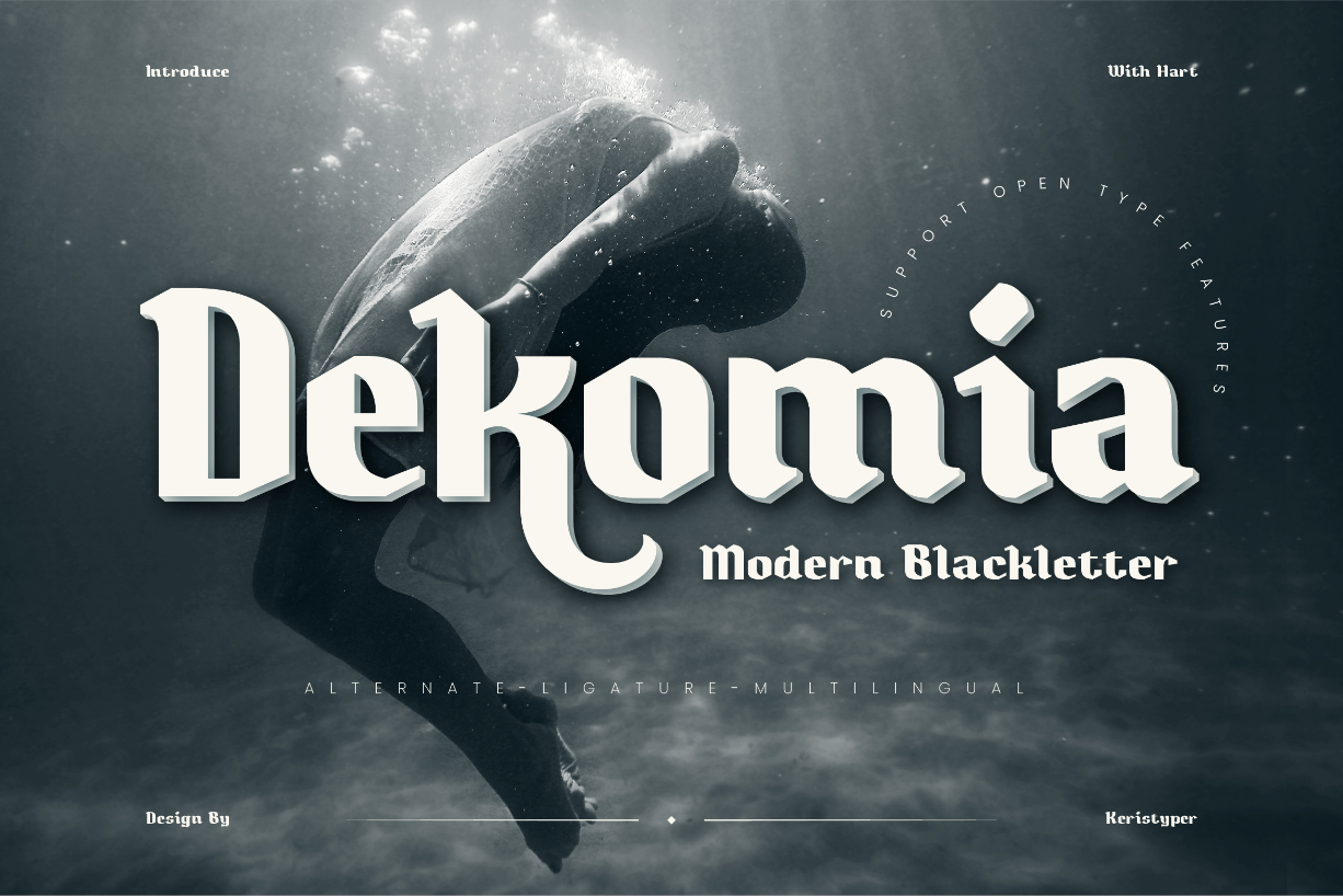 Dekomia Font Poster 1