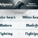 Dekomia Font Poster 7