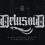 Delusoid Font Poster 3