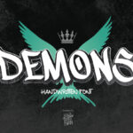Demons Font Poster 3