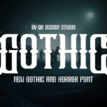 Demons Gothic Font Poster 4