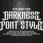 Demons Gothic Font Poster 5