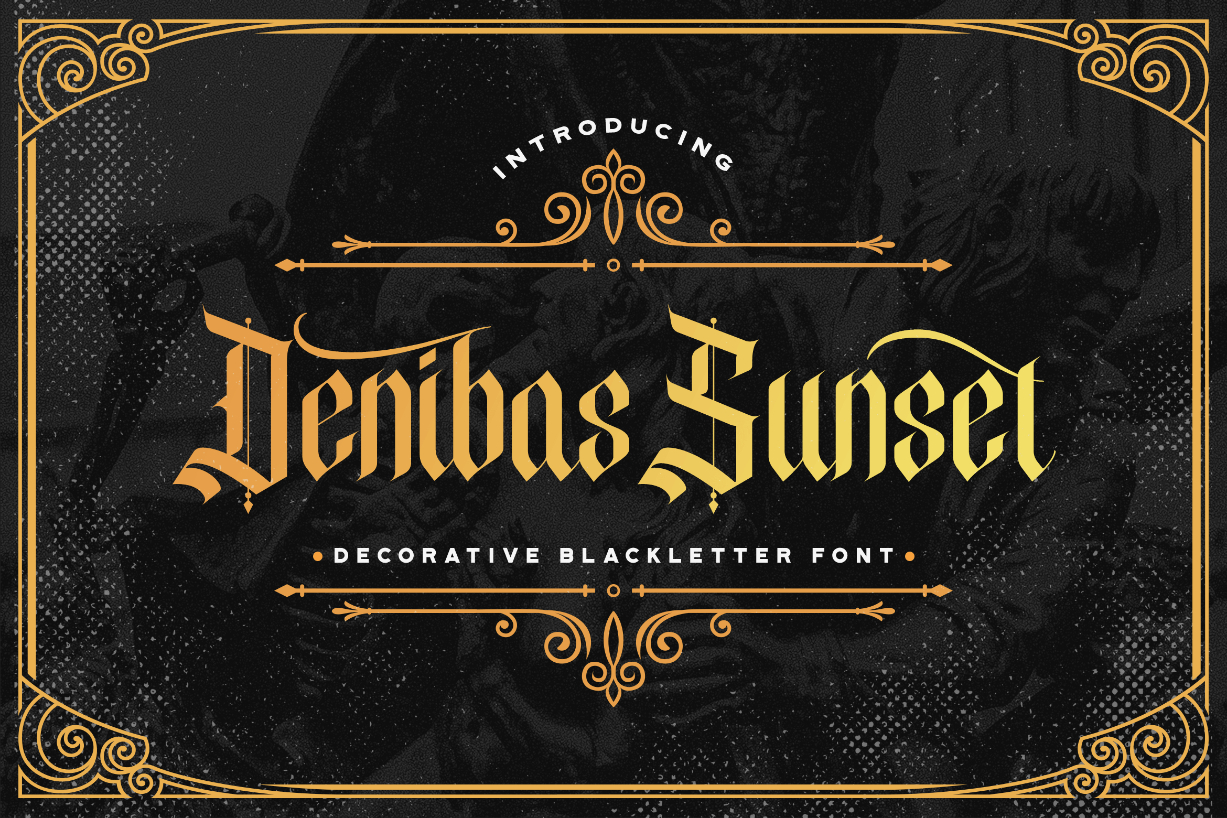 Denibas Sunset Font