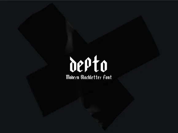 Depto Font Depto Font Poster 1