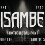 Disamber Font Poster 3