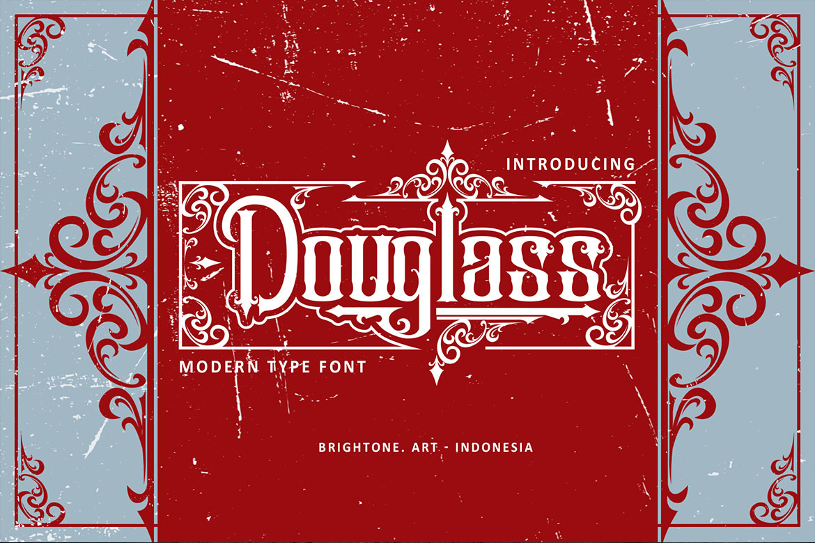 Douglass Font Poster 1