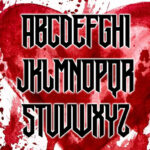 Dracula Font Poster 6