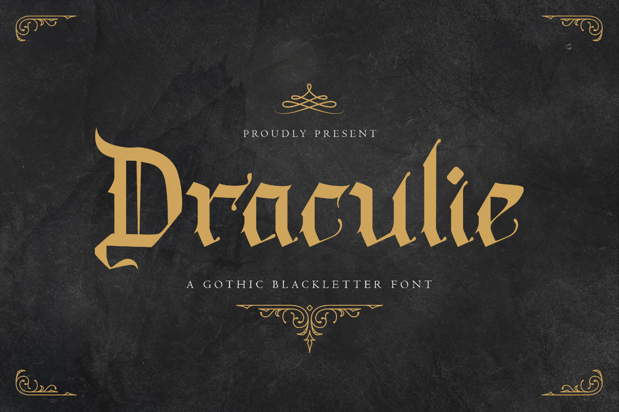 Draculie Font Poster 1