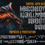 About Dragon Blaze Font Poster 2
