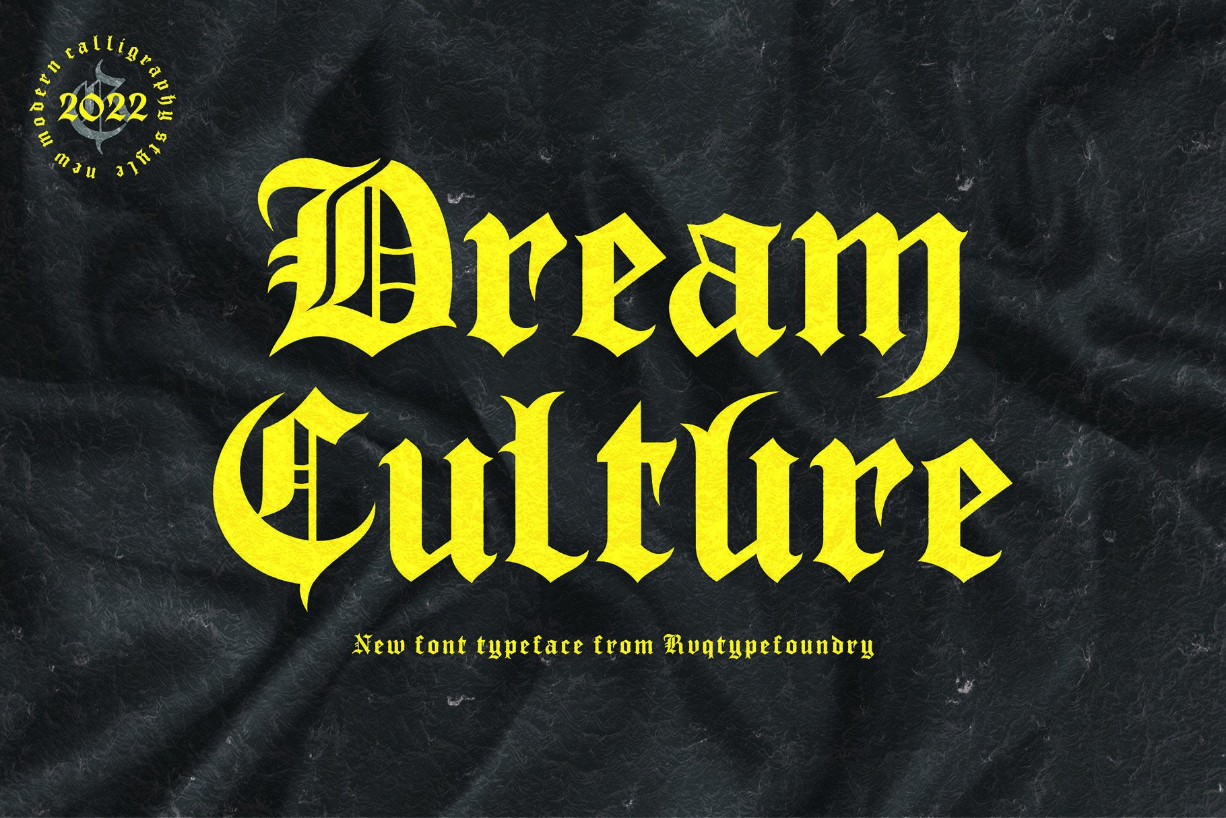 Dream Culture Font Poster 1