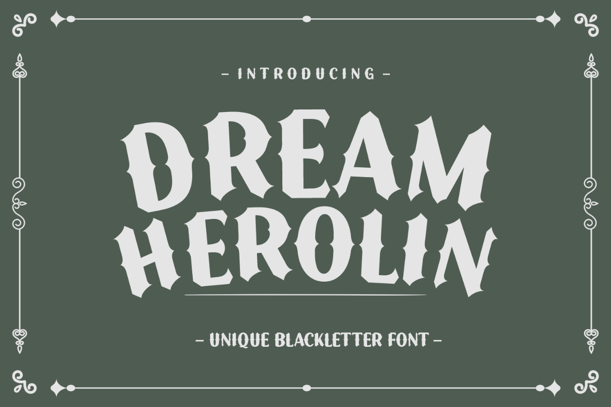 Dream Herolin Font Poster 1