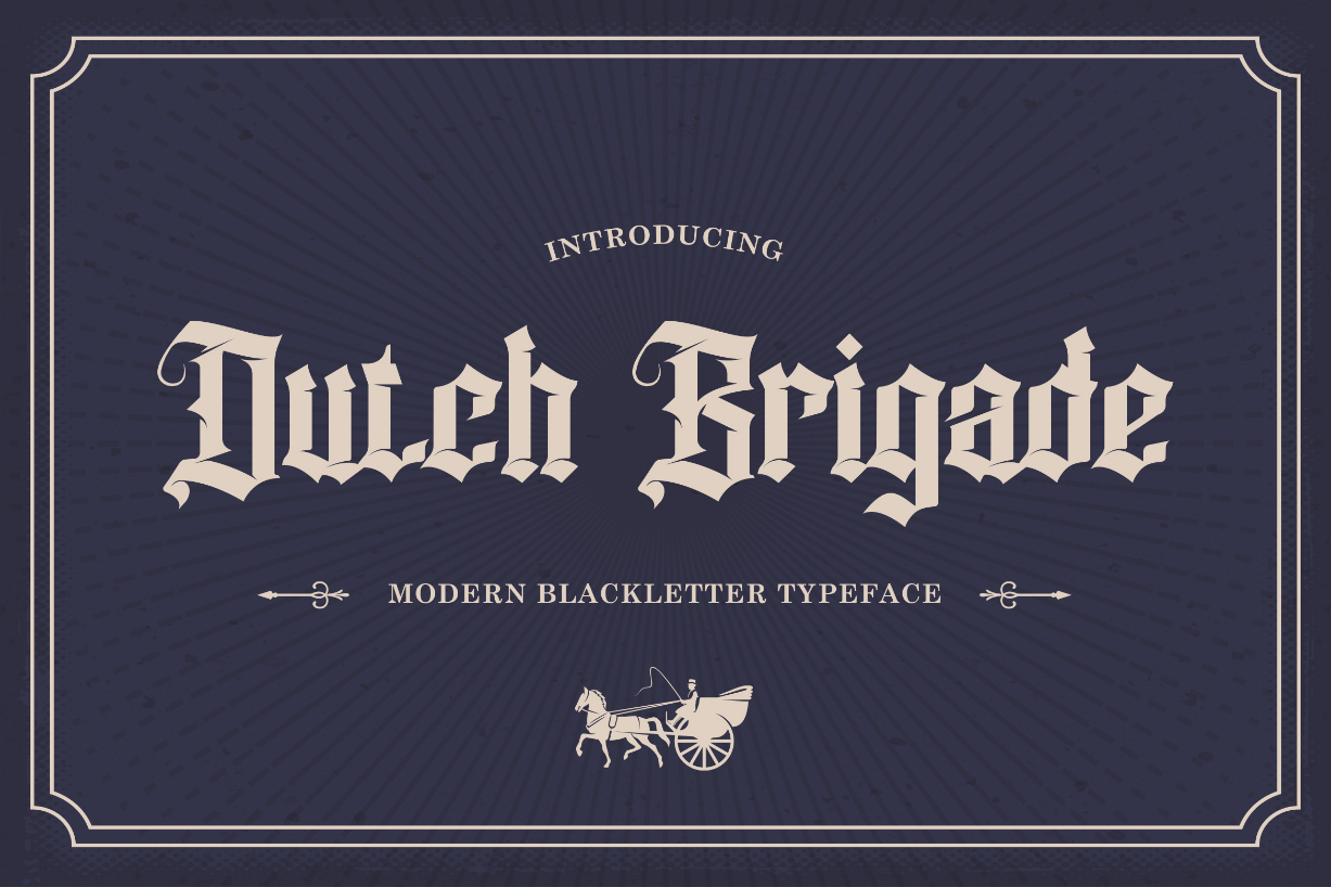 Dutch Brigade Font Poster 1