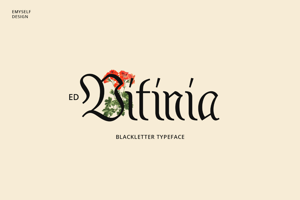 ED Vitinia Font Poster 1