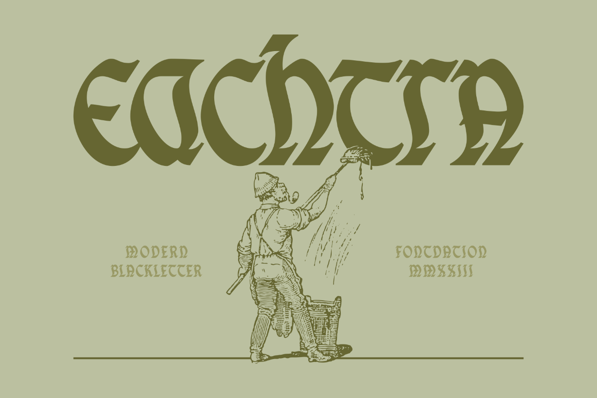 Eachtra Font Poster 1