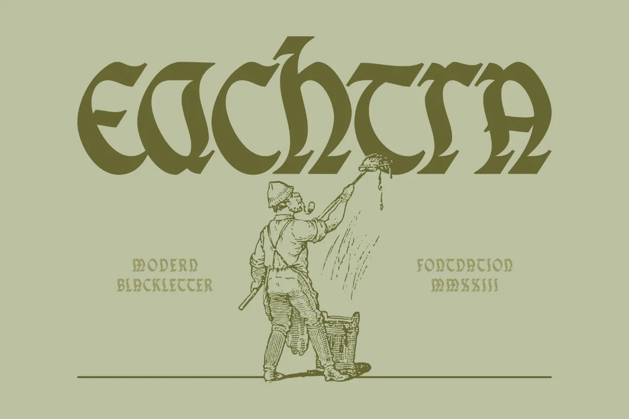 Eachtra Font Eachtra Font Poster 1