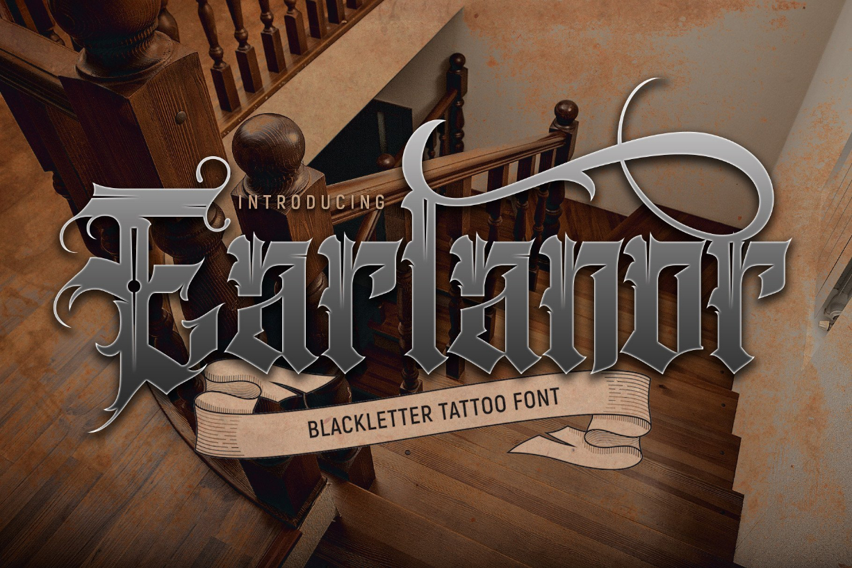 Earlanor Font Poster 1