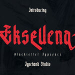 Eksellena Font Poster 3