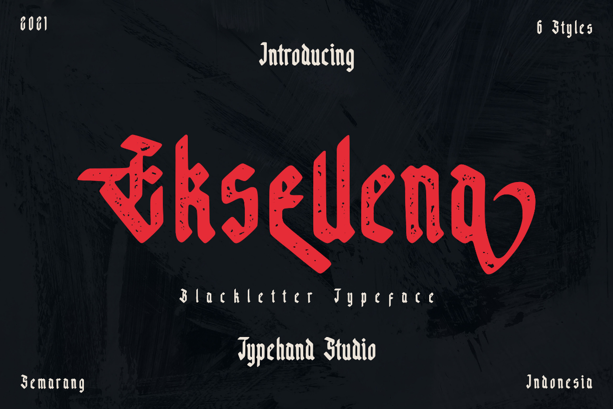 Eksellena Font Poster 1