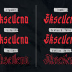 Eksellena Font Poster 6