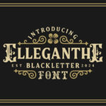 About Elleganthe Font Poster 3