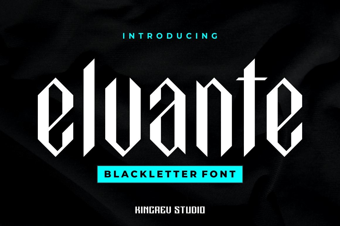 Elvante Font Poster 1