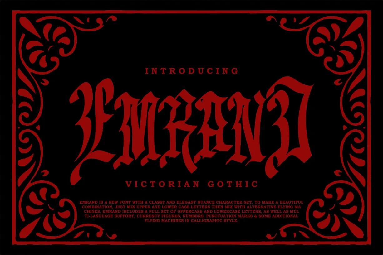 Emrand Font Emrand Font Poster 1