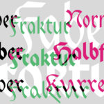 Faber Fraktur Font Poster 4