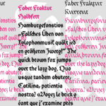 Faber Fraktur Font Poster 6