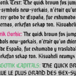 Faber Gotik Font Poster 6