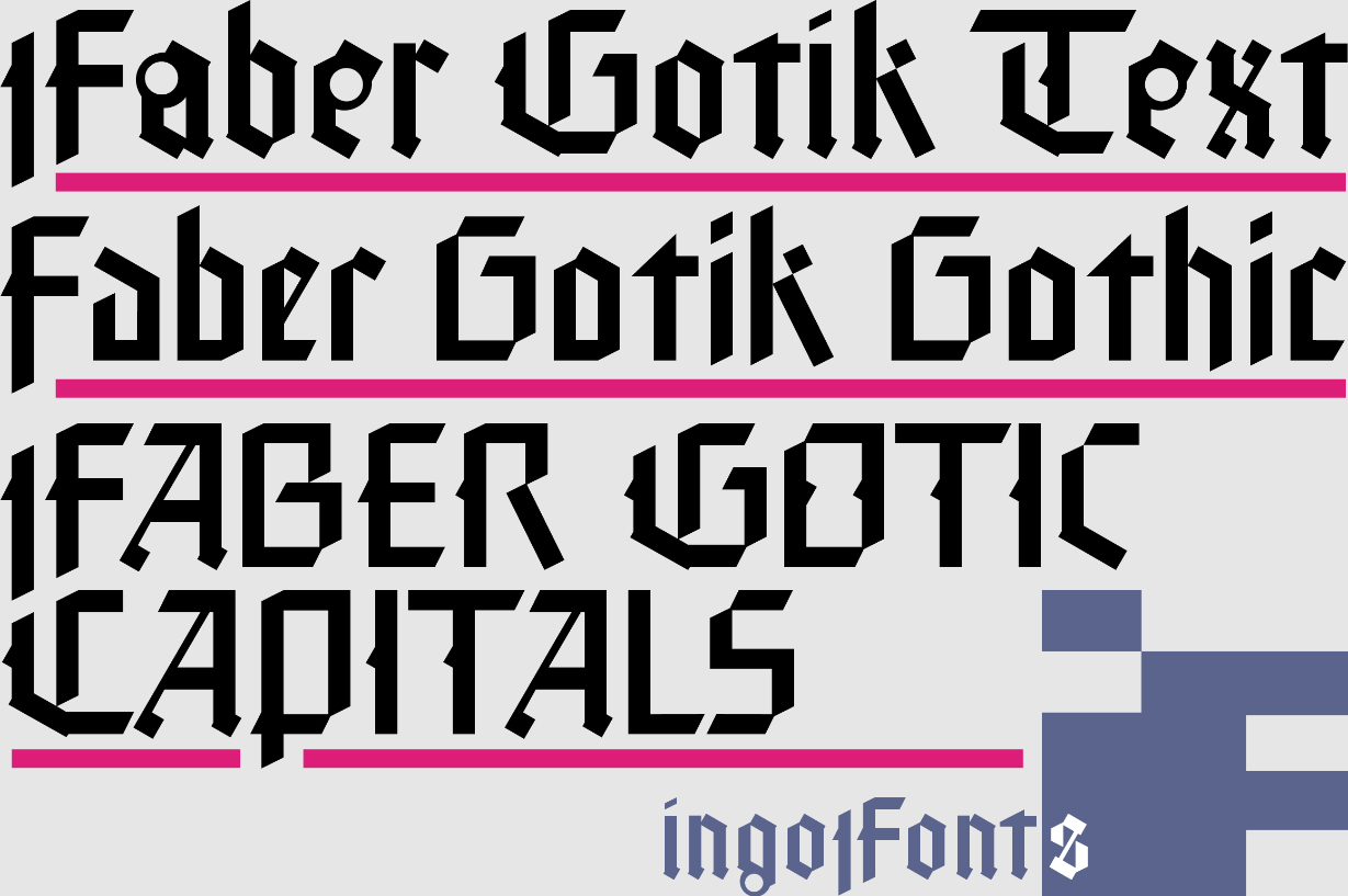 Faber Gotik Font