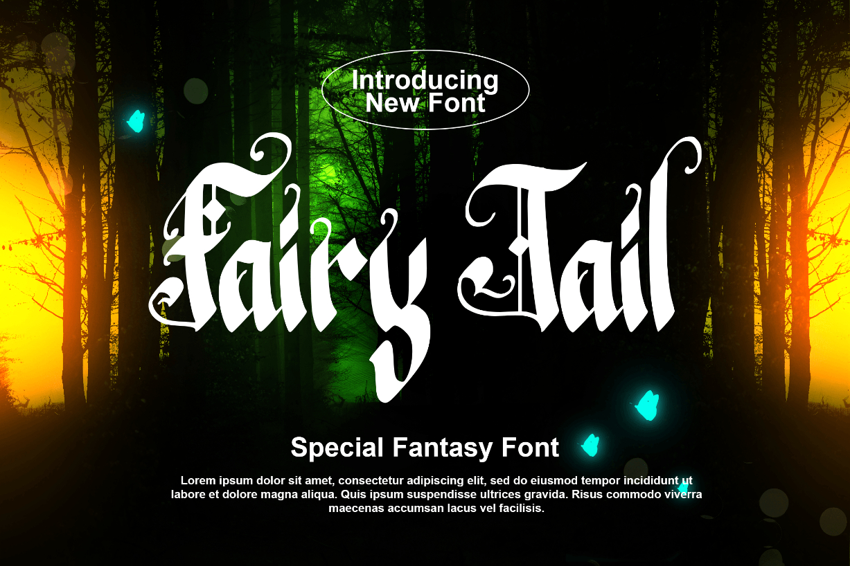 Fairy Tail Font