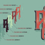 Falchion Edge Font Poster 4