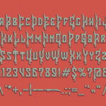 Falchion Edge Font Poster 5