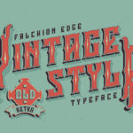 Falchion Edge Font Poster 6