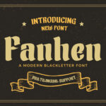 Fanhen Font Poster 3