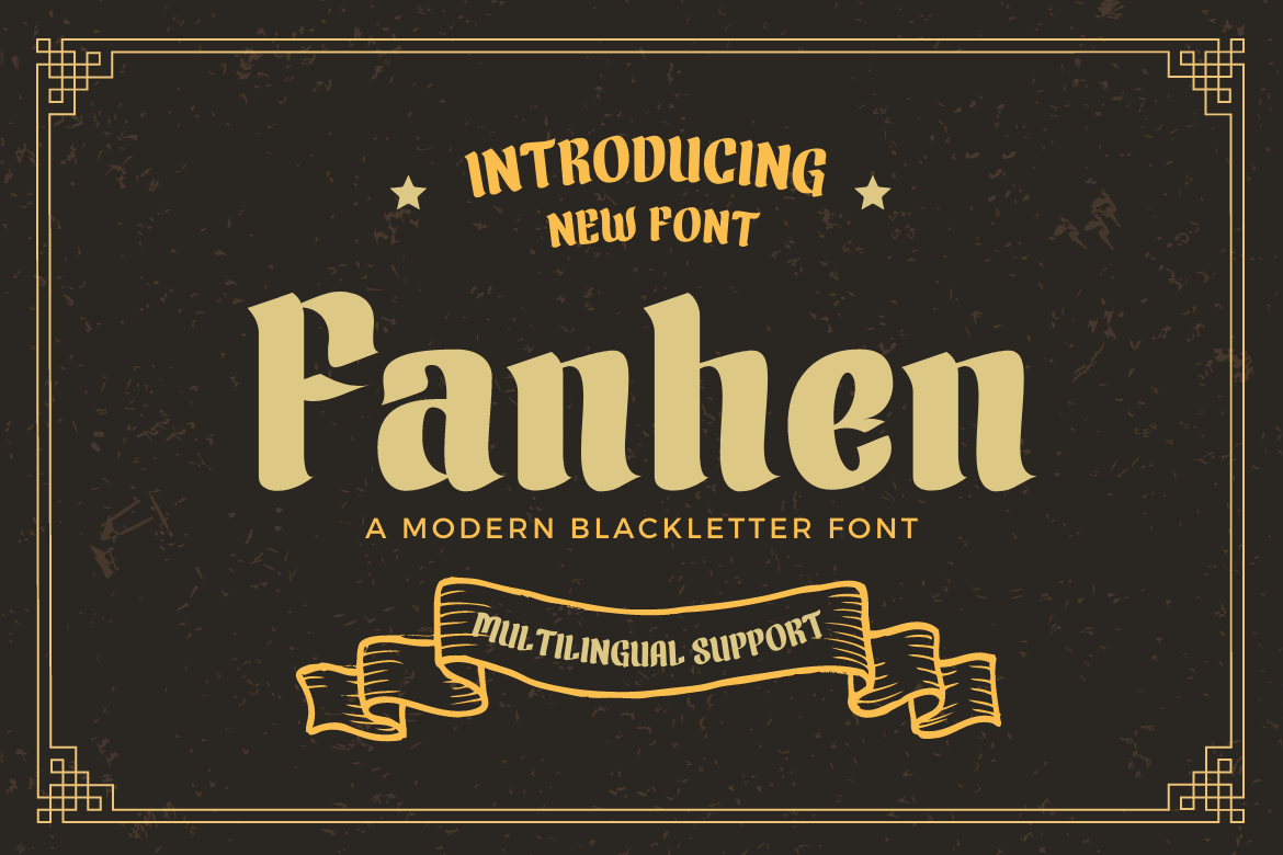 Fanhen Font Poster 1