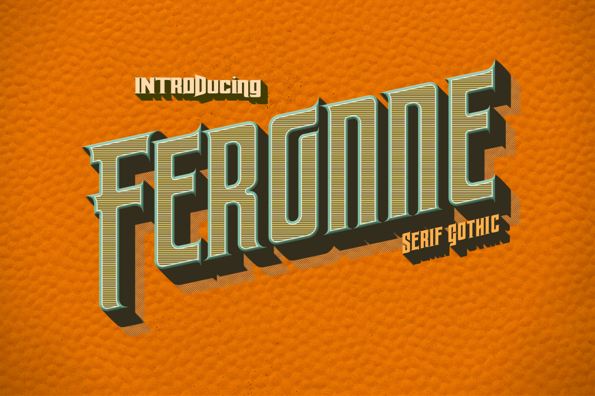 Feronne Family Font Poster 1