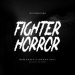 Fighter Horror Font Poster 3