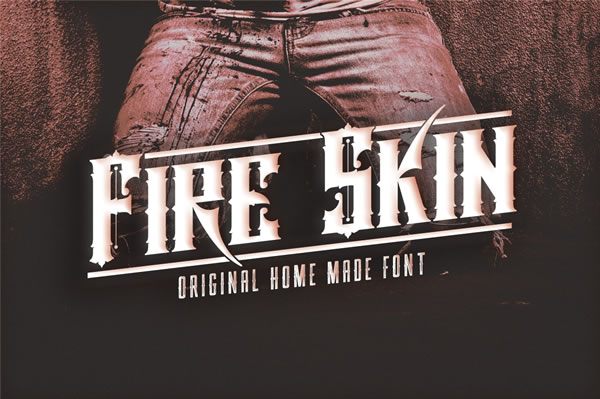 Fire Skin Font