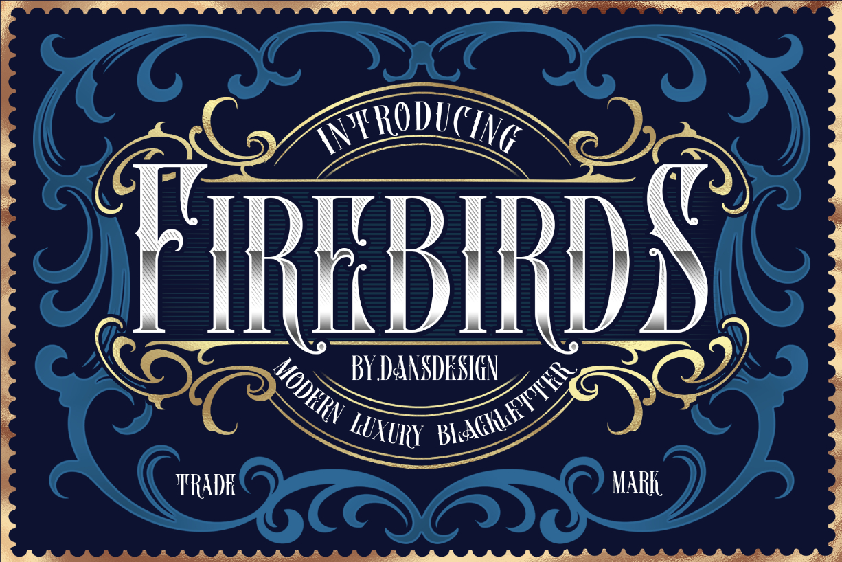 Firebirds Font Poster 1