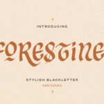 Forestine Font Poster 3
