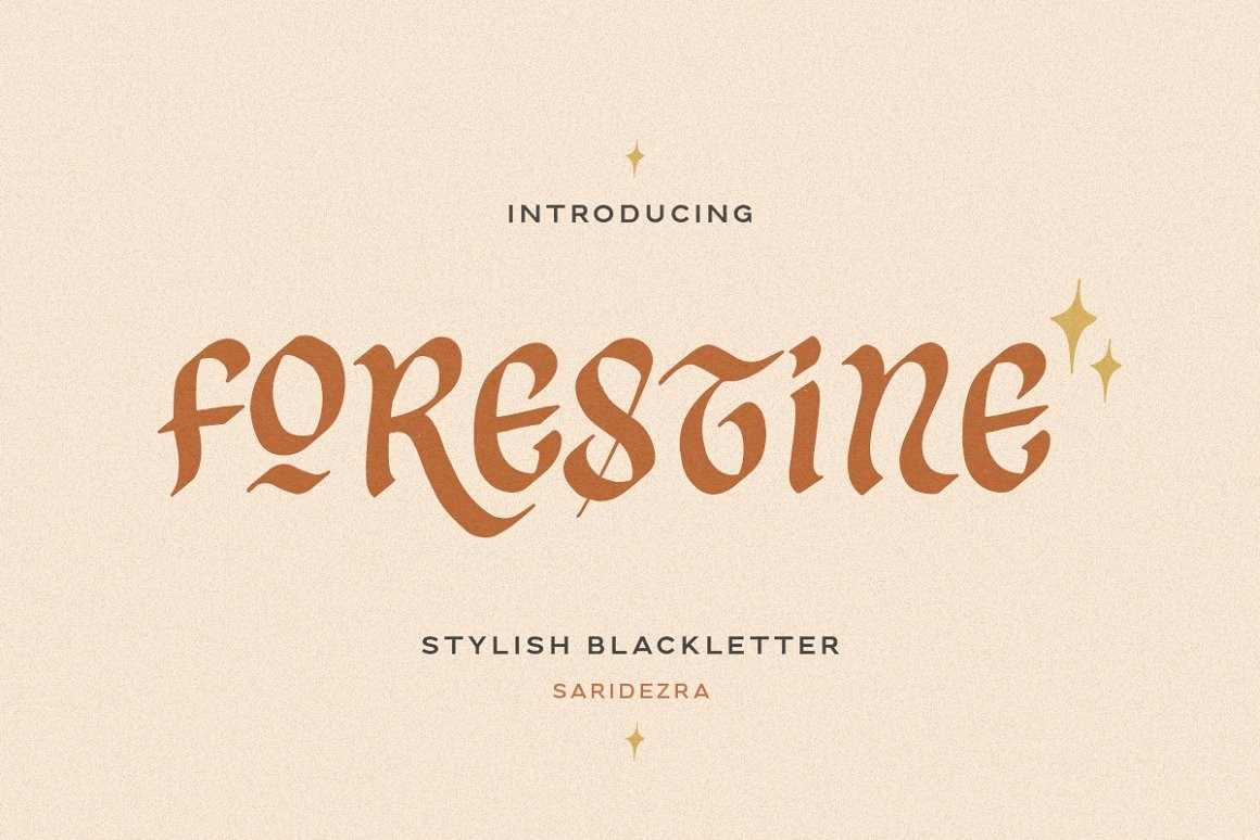Forestine Font Poster 1