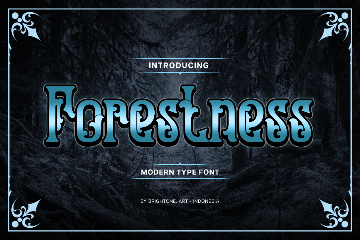 Forestness Font Poster 1