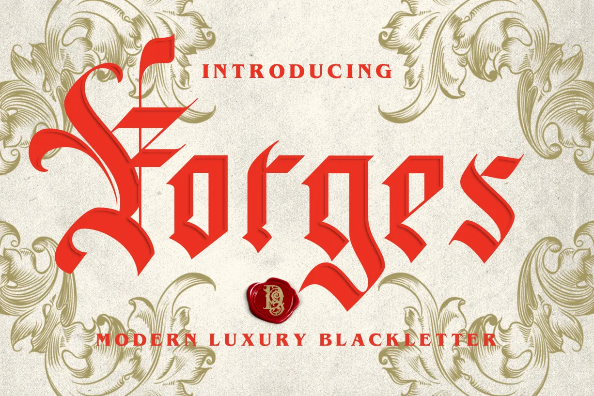 Forges Font Forges Font Poster 1