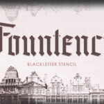 Fountencil Font Poster 1