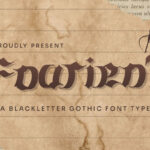 Fourient Font Poster 3