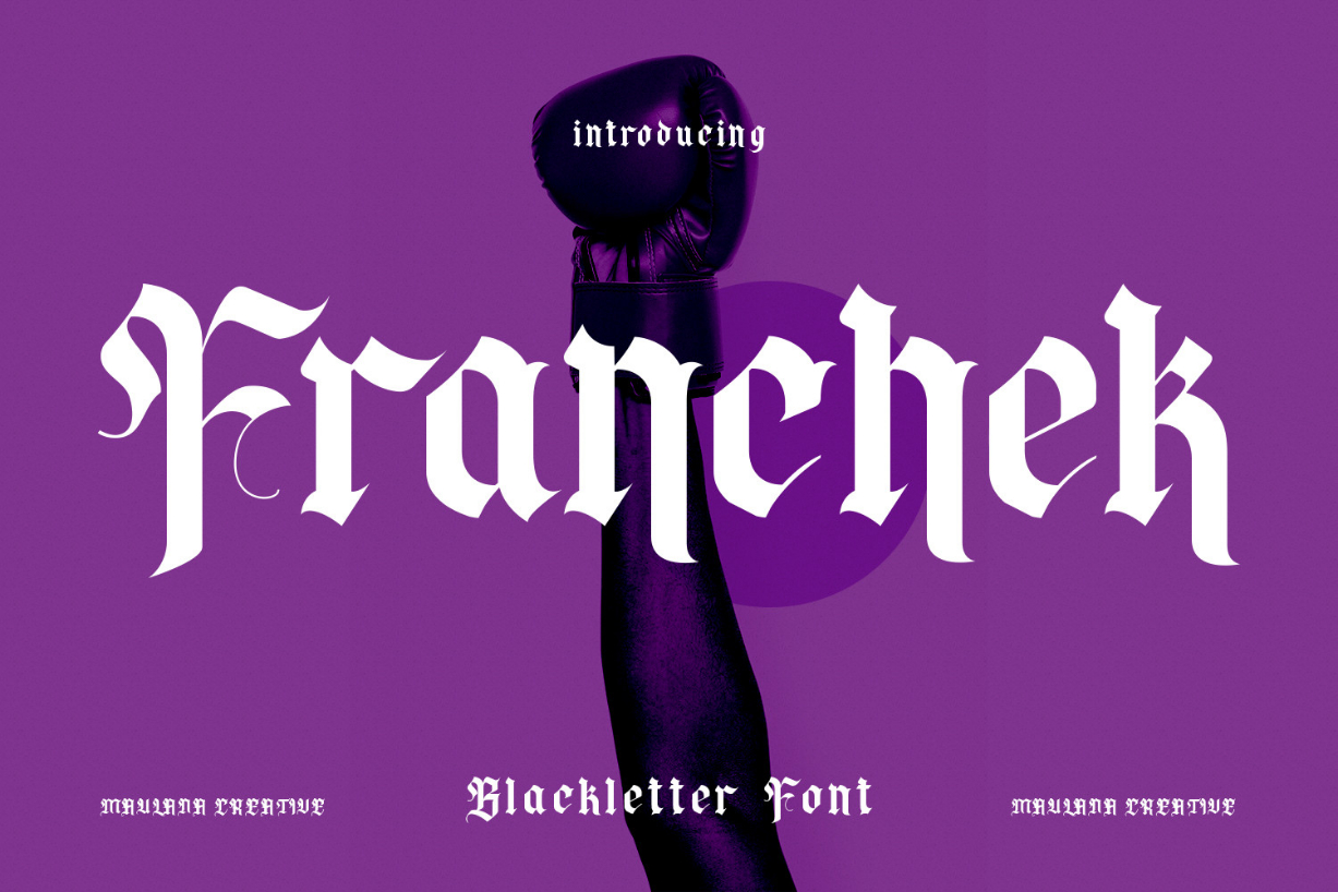 Franchek Font Poster 1
