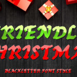 Friendly Christmas Font Poster 3