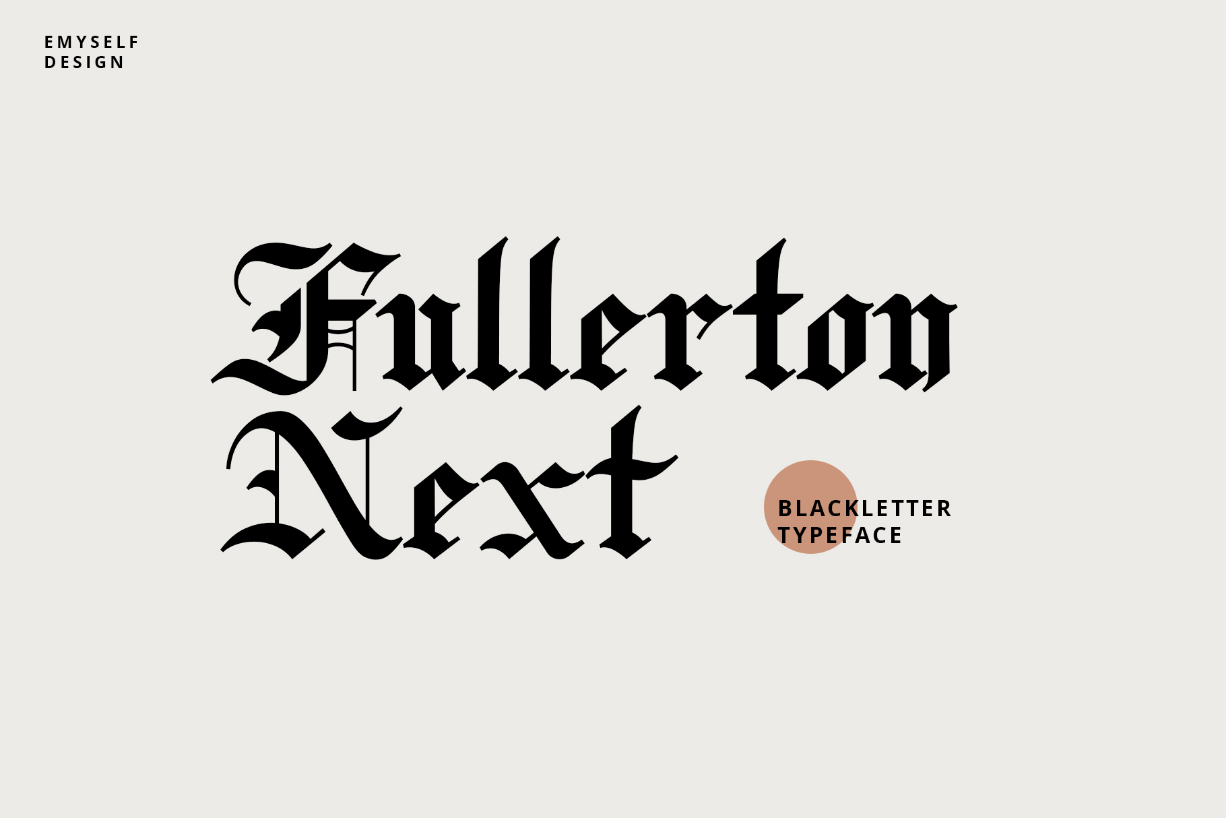 Fullerton Next Font Poster 1